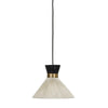 Black and Cream Corded Pendant Lamp - RhoolLightHouse DoctorBlack and Cream Corded Pendant Lamp