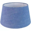 Blue Linen Lampshade - RhoolLamp ShadesBlock Print LampshadesBlue Linen Lampshade