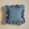 Blue Ruffle Celestial Stripe - RhoolCushionTBCoBlue Ruffle Celestial Stripe