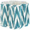 Blue Scalloped Ikat Lampshade - RhoolLamp ShadesRhoolBlue Scalloped Ikat Lampshade