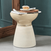 Ceramic Stool/Sidetable - Sand - RhoolStoolHouse DoctorCeramic Stool/Sidetable - Sand