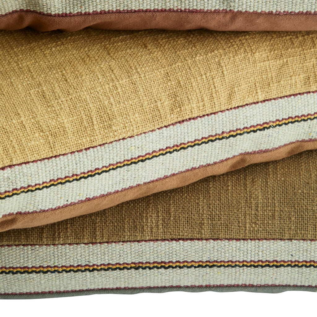 Chair Seat Cushion Pad - Grey/Tobacco Stripe - RhoolChair & Sofa CushionsMadam StoltzChair Seat Cushion Pad - Grey/Tobacco Stripe