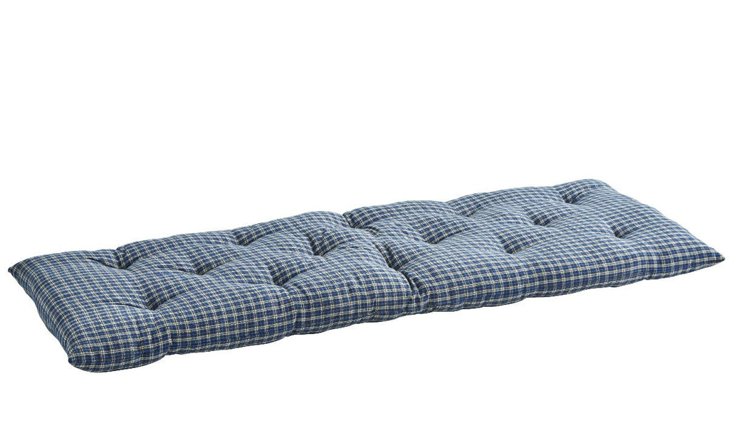 Checked Cotton Bench Mattress - RhoolMattressMadam StoltzChecked Cotton Bench Mattress