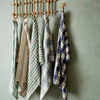 Checked Tea Towel - Dusty Blue - RhoolTea TowelsMadam StoltzChecked Tea Towel - Dusty Blue