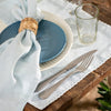 Cotton Placemat - Blue with White Stitch - RhoolPlacematIB LaursenCotton Placemat - Blue with White Stitch