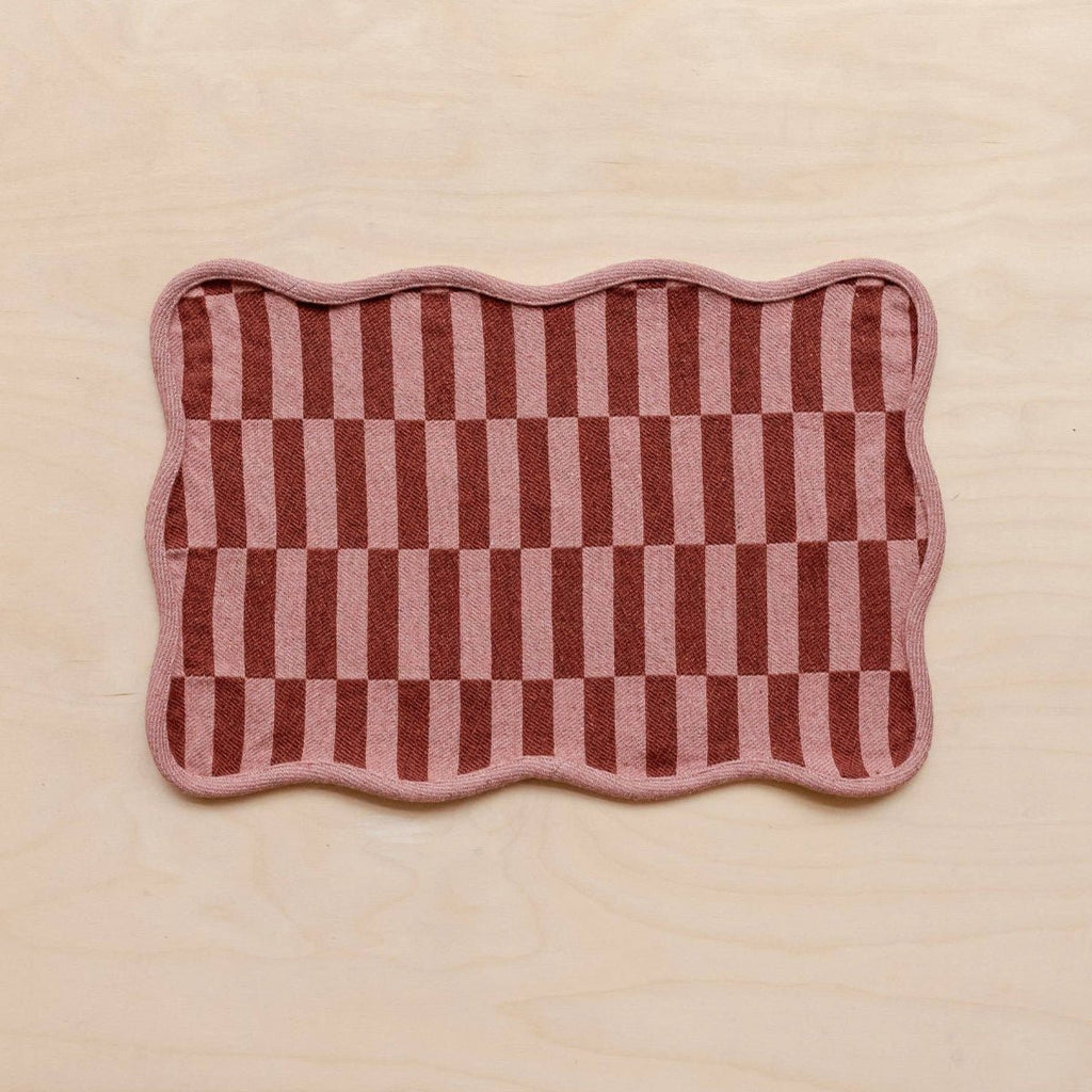 Cotton Placemat - Rose Checkerboard Set of 2 - RhoolPlacematTBCoCotton Placemat - Rose Checkerboard Set of 2