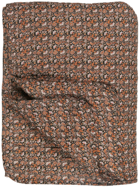 Cotton Quilt - Black, Oranges, Creams - RhoolQuiltIB LaursenCotton Quilt - Black, Oranges, Creams