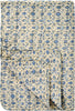 Cotton Quilt - Blue and Cream Flowers - RhoolQuiltIB LaursenCotton Quilt - Blue and Cream Flowers