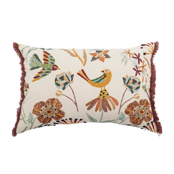 Embroidered Cushion - Birds - RhoolCushionBloomingvilleEmbroidered Cushion - Birds