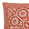 Embroidered Square Cushion - Red - RhoolCushionBloomingvilleEmbroidered Square Cushion - Red