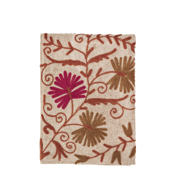 Embroidered Suzani Cotton Throw - RhoolThrowMadam StoltzEmbroidered Suzani Cotton Throw