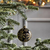 Glass Christmas Tree Bauble Set of 4 - Black - RhoolBaubleHouse DoctorGlass Christmas Tree Bauble Set of 4 - Black