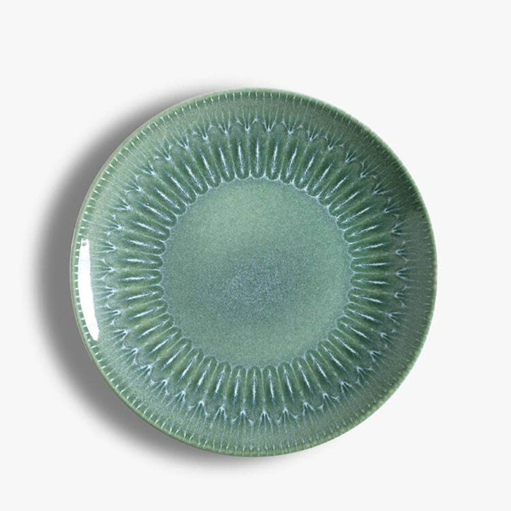 Green Ceramic Salad/Side Plate 21cm - RhoolTablewareRhoolGreen Ceramic Salad/Side Plate 21cm