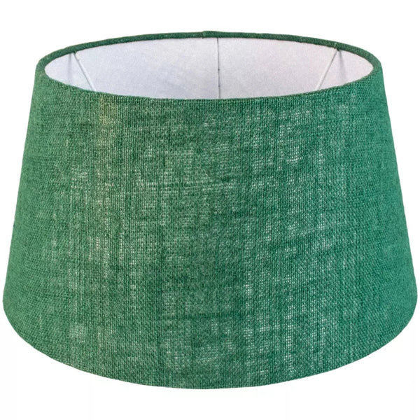 Green Linen Lampshade - RhoolLamp ShadesBlock Print LampshadesGreen Linen Lampshade