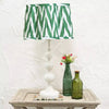 Green Scalloped Ikat Lampshade - RhoolLamp ShadesRhoolGreen Scalloped Ikat Lampshade