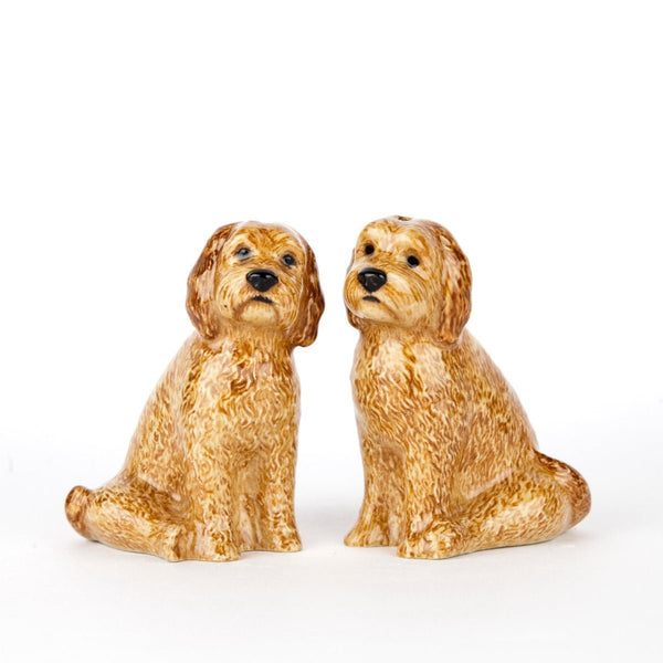 Hand Painted Salt and Pepper Set - Cockapoo - RhoolSalt and Pepper ShakerQuailHand Painted Salt and Pepper Set - Cockapoo