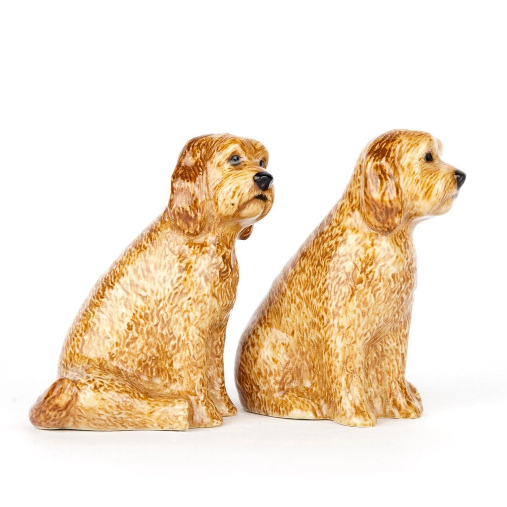 Hand Painted Salt and Pepper Set - Cockapoo - RhoolSalt and Pepper ShakerQuailHand Painted Salt and Pepper Set - Cockapoo