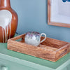 Herringbone Mango Wood Tray - RhoolTrayBloomingvilleHerringbone Mango Wood Tray