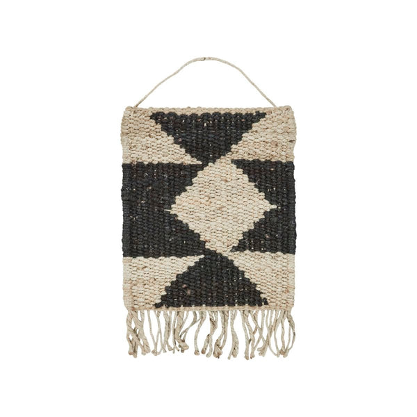 Jute Wall Hanging - Black/Natural - RhoolWall HangingHouse DoctorJute Wall Hanging - Black/Natural