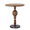 Mango wood and Marble Side Table - RhoolCoffee TablesBloomingvilleMango wood and Marble Side Table