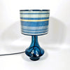 Recycled Blue Glass Lamp - Tajine - RhoolLampsJarapaRecycled Blue Glass Lamp - Tajine