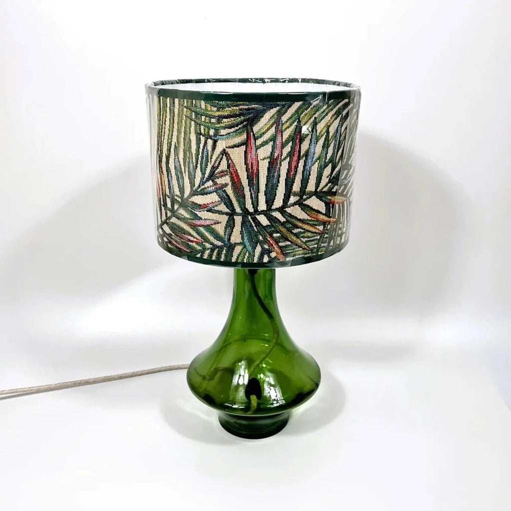 Recycled Green Glass Lamp - Tajine - RhoolLampsJarapaRecycled Green Glass Lamp - Tajine