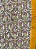 Reversible Block Print Cotton Quilt - Purple, Mustard, Green - RhoolQuiltBlock Print QuiltReversible Block Print Cotton Quilt - Purple, Mustard, Green