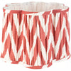 Rust Pink Scalloped Ikat Lampshade - RhoolLamp ShadesRhoolRust Pink Scalloped Ikat Lampshade