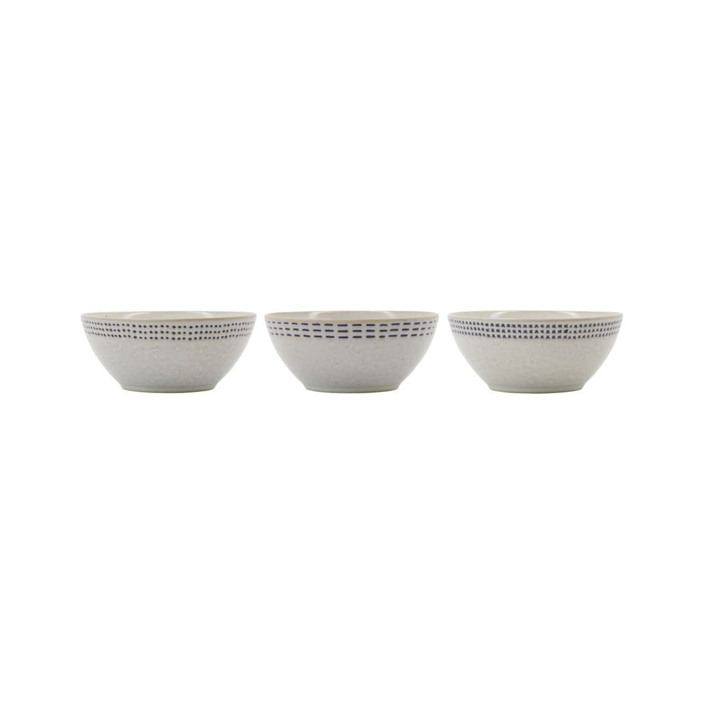 Set of Three Stoneware Bowls - RhoolBowlHouse DoctorSet of Three Stoneware Bowls