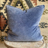 Stonewashed Velvet Cushion Cover - Soft Blue - RhoolCushionStone Washed VelvetStonewashed Velvet Cushion Cover - Soft Blue