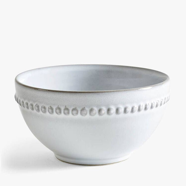 White Bobble Ceramic Cereal Bowl - RhoolTablewareRhoolWhite Bobble Ceramic Cereal Bowl