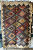 Wool and Jute Rectangular Kilim Rug - RhoolRugKilimWool and Jute Rectangular Kilim Rug