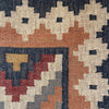 Wool and Jute Rectangular Kilim Rug - RhoolRugKilimWool and Jute Rectangular Kilim Rug