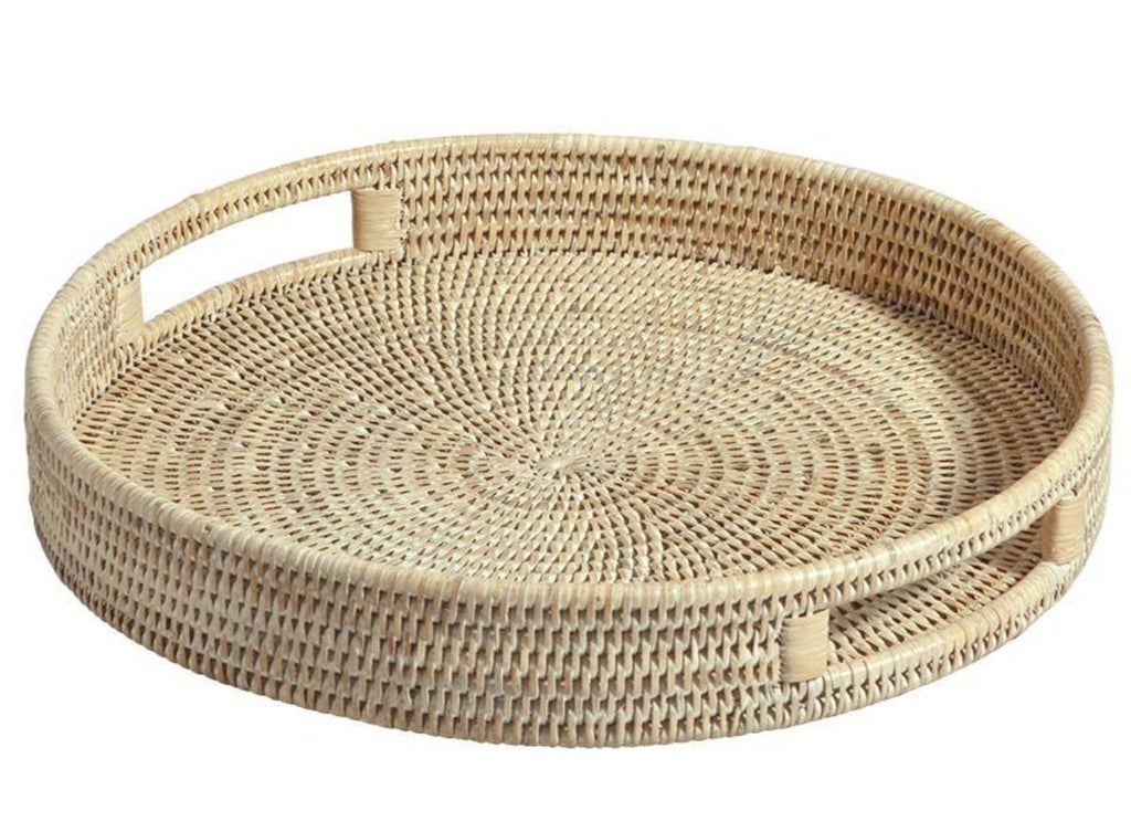 Woven Rattan Round Tray - RhoolTrayRhoolWoven Rattan Round Tray