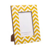 Yellow and White Zig Zag Photo Frame - RhoolPhoto FrameRhoolYellow and White Zig Zag Photo Frame