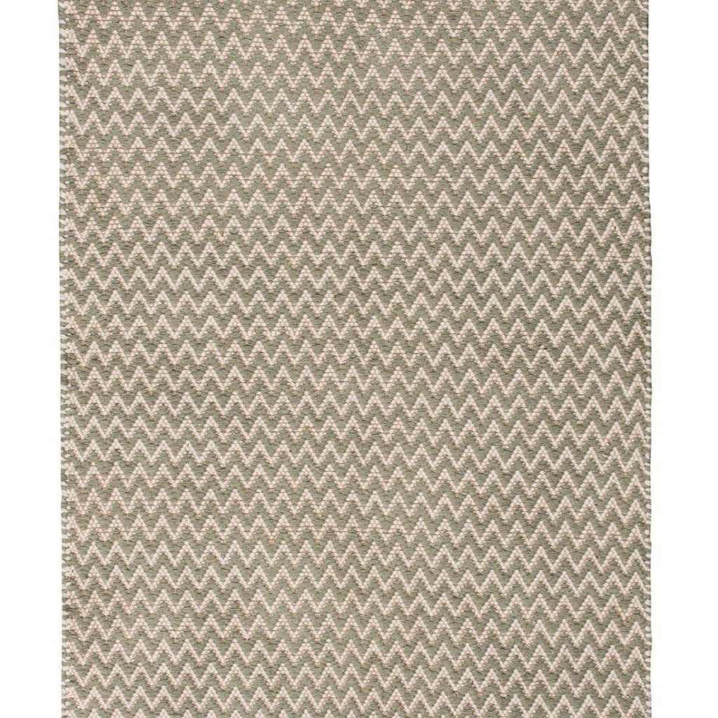 Zig Zag Recycled Cotton Rug - Sage Green - RhoolRugRhoolZig Zag Recycled Cotton Rug - Sage Green